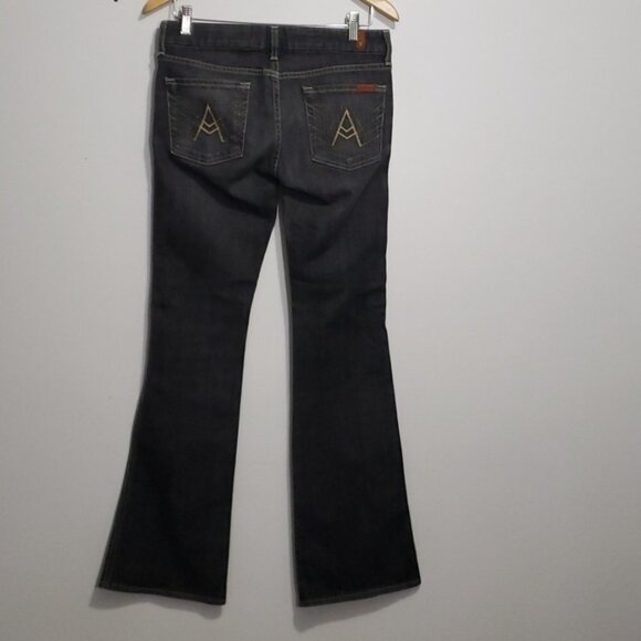 7 For All Mankind A Pocket Bootcut Jeans-Women's - Picture 6 of 11